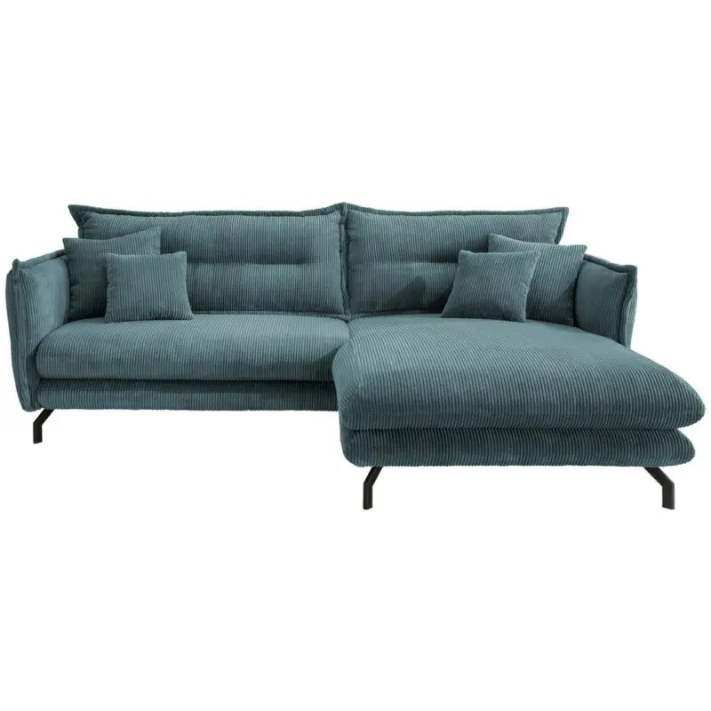 Ecksofa Lava Petrol S: 255/180 Cm