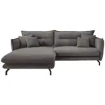 M&ouml;belix Ecksofa Lava Grau S: 180/255 Cm