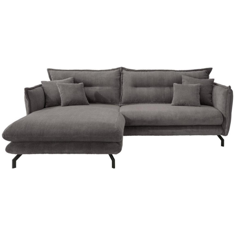 Ecksofa Lava Grau S: 180/255 Cm