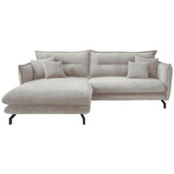 Ecksofa Lava Silberfarben S: 180/255 Cm