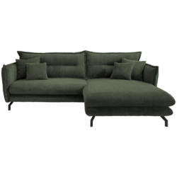 Ecksofa Lava Grün S: 255/180 Cm