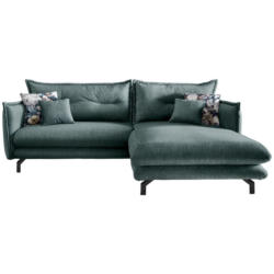 Ecksofa Lava Hellblau S: 255/180 cm