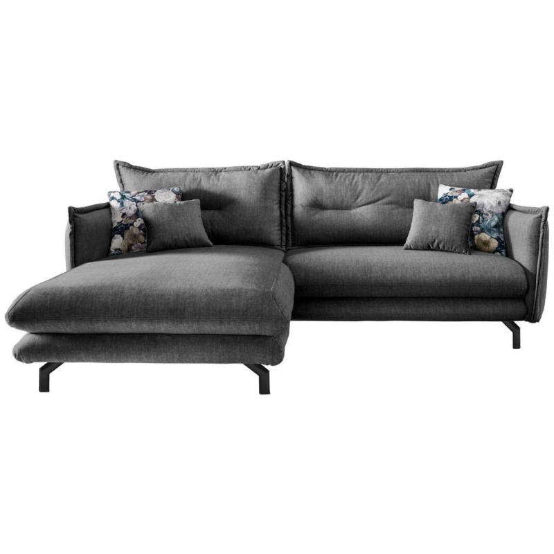 Ecksofa Lava Grau S: 180/255 Cm