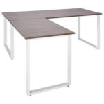 Möbelix Eckschreibtisch Workspace Xl I Grau/weiß