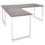 M&ouml;belix Eckschreibtisch Workspace Xl I Grau/wei&szlig;