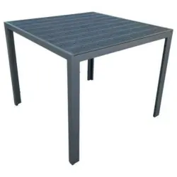 Gartentisch Milano Metall/ Kunststoff L: 90 cm