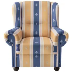 Ohrensessel Torello Blau B: 92 Cm