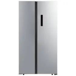 Side-By-Side Gjovik Edelstahlfarben 2 Türen