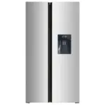 Möbelix Side-By-Side Kühlschrank Narvik 2 Türen Silber