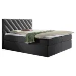 Möbelix Boxspringbett Mit Topper Anthrazit 180x200 Cm Gusto