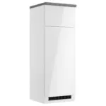 M&ouml;belix Ger&auml;teumbauschrank Monza B: 60 Cm Wei&szlig;/grau