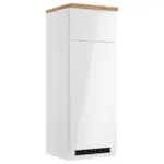 M&ouml;belix Ger&auml;teumbauschrank Monza B: 60 Cm Wei&szlig;/eiche Dekor