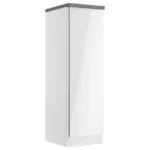 M&ouml;belix Apothekenschrank Monza B: 50 Cm Wei&szlig;/grau 3 Ablagen