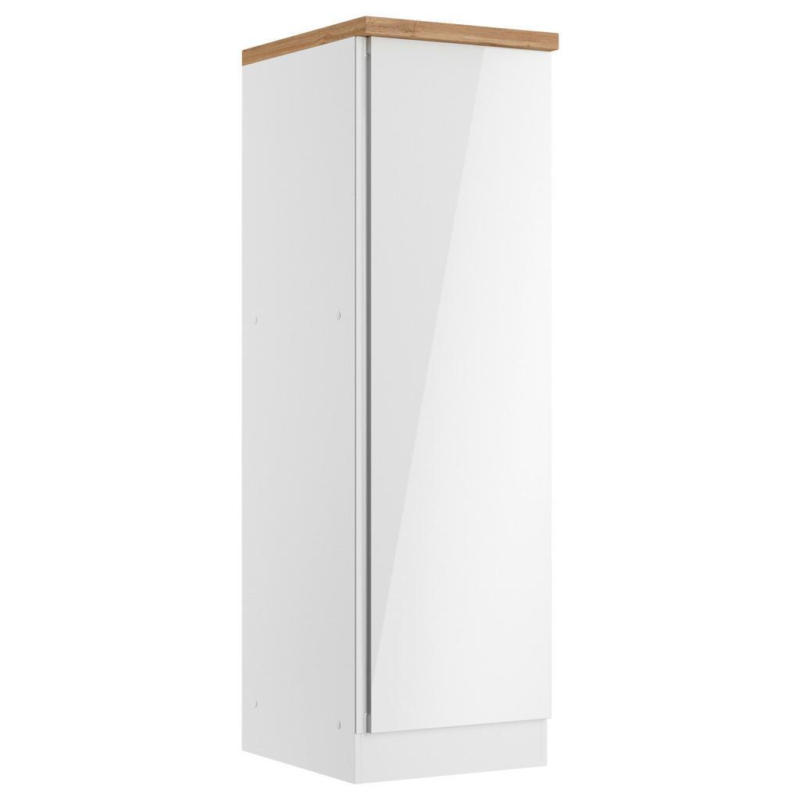 Apothekenschrank Monza B: 50 Cm Weiß/eiche Dekor