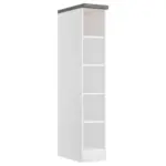 M&ouml;belix Regal Monza B: 30 Cm Wei&szlig;/grau