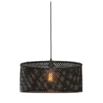 Möbelix Hängeleuchte Java Schwarz B: 32 cm