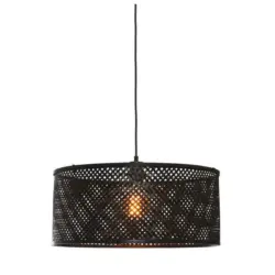 Hängeleuchte Java Schwarz B: 32 cm