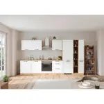 Möbelix Küchenzeile Meran Ohne Geräte B: 360 Cm Weiß/eiche Dekor