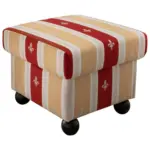 Möbelix Hocker Torello Rot B: 56 cm