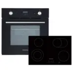 M&ouml;belix Einbauherd-Set B: 59,5 cm Elektro-Glaskeramik/ Autark