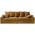 Möbelix Viersitzer-Sofa Sassari Goldbraun B: 250 cm