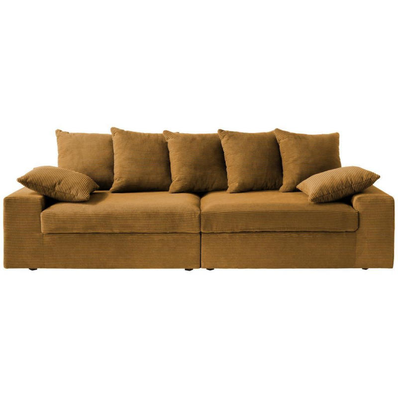 Viersitzer-Sofa Sassari Goldbraun B: 250 cm