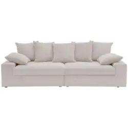 4-Sitzer-Sofa Sassari Silberfarben