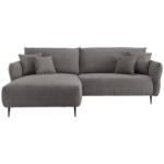 Möbelix Ecksofa Vanilla Grau S: 178/286-302 cm