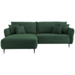 Möbelix Ecksofa Vanilla Dunkelgrün S: 178x264-302 cm