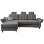 M&ouml;belix Ecksofa Brizzini Graubraun S: 176/250-280 Cm