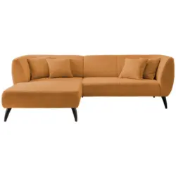 Ecksofa Colori Goldfarben S: 160/264 Cm
