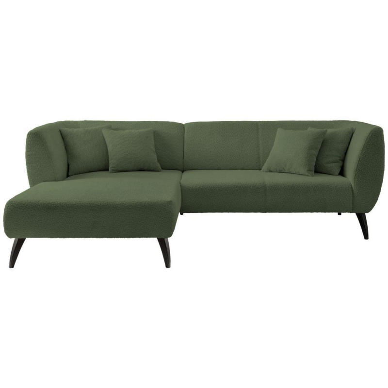 Ecksofa Colori Dunkelgrün S: 160/264 cm