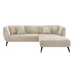 M&ouml;belix Ecksofa Colori Beige S: 264/160 Cm