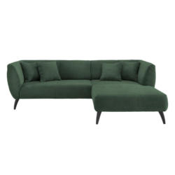 Ecksofa Colori Dunkelgrün S: 264/160 cm