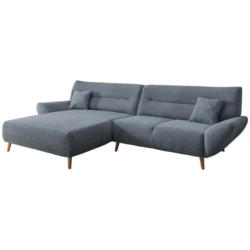 Ecksofa Drago Hellblau S: 166/290 Cm