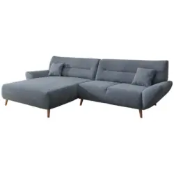 Ecksofa Drago Hellblau S: 166/290 cm