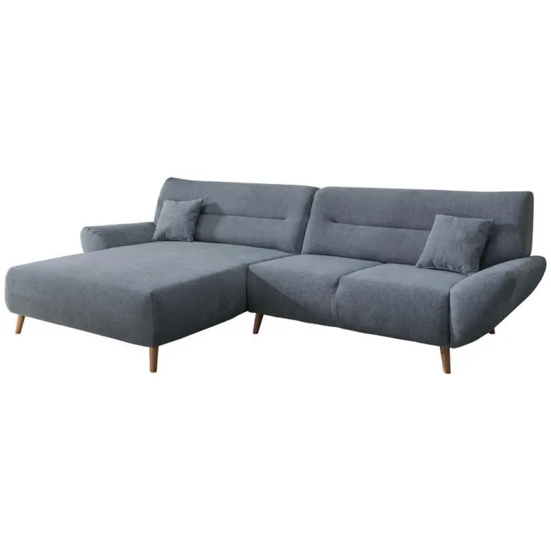 Ecksofa Drago Hellblau S: 166/290 cm