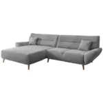 Möbelix Ecksofa Drago Silberfarben S: 166/290 cm