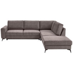 Ecksofa mit Schlaffunktion Adesso Greige Chenille