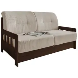 Schlafsofa Camino Nussbaumfarben/Beige B: 154 cm