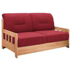 Schlafsofa Camino Honig/Rot B: 154 cm