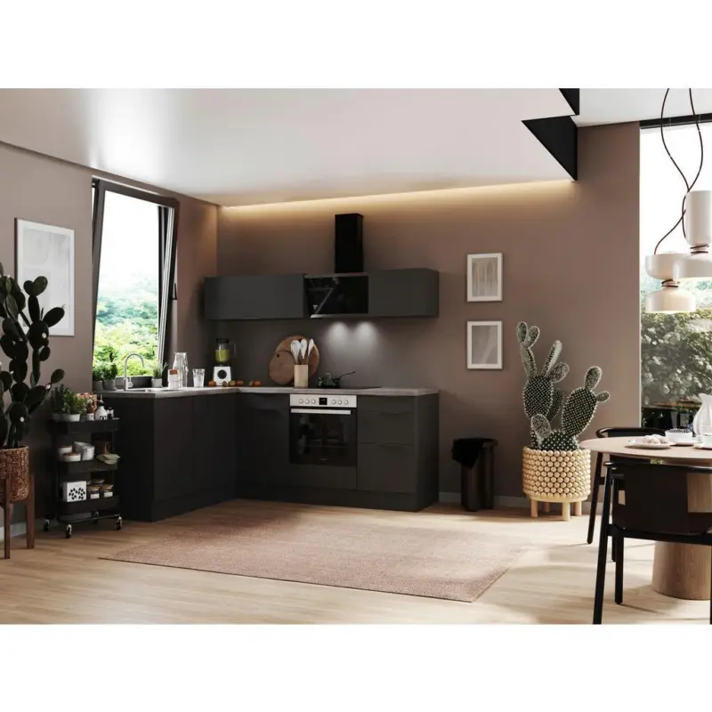 Einbauk&uuml;che Eckk&uuml;che M&ouml;belix Elisabeth