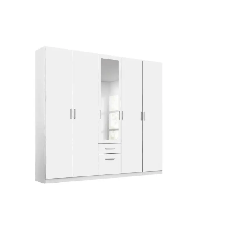 Drehtürenschrank Mit Spiegel B: 226 Cm Bingen Weiß