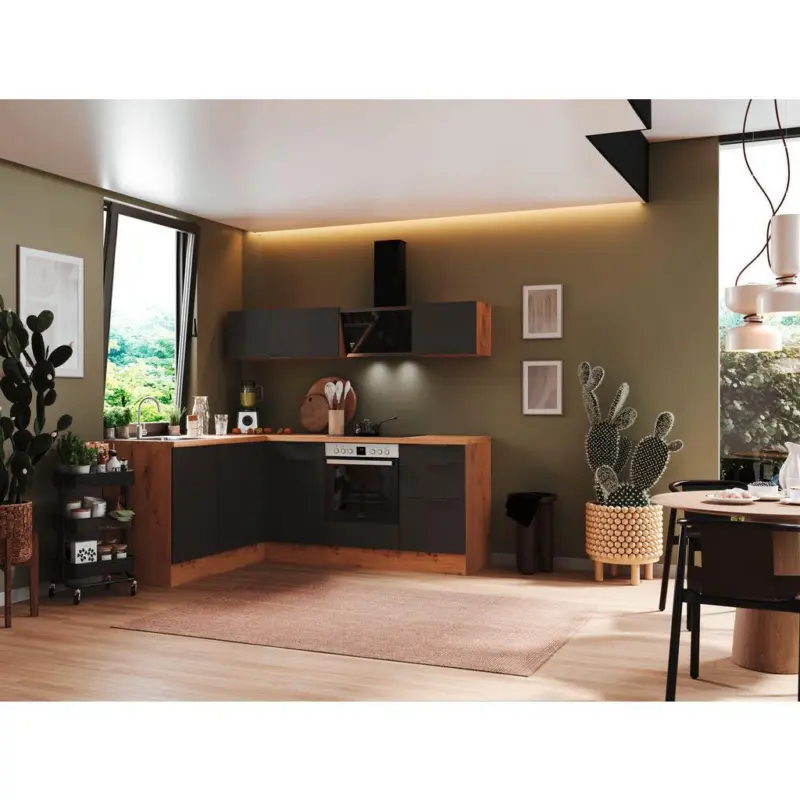 Einbauk&uuml;che Eckk&uuml;che M&ouml;belix Elisabeth