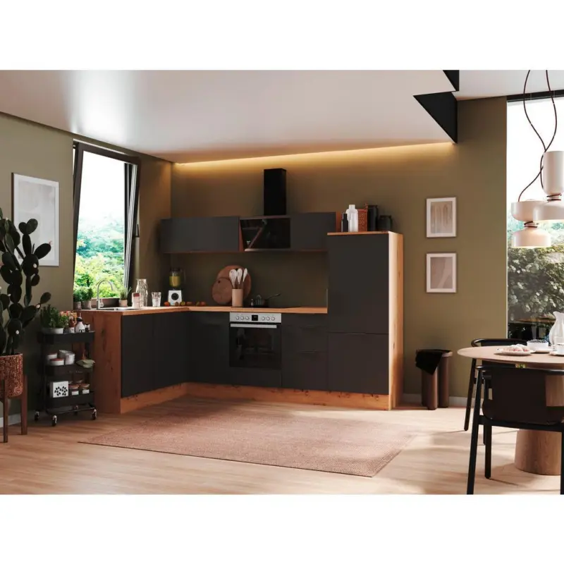 Einbauk&uuml;che Eckk&uuml;che M&ouml;belix Elisabeth