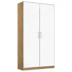 Möbelix Drehtürenschrank 91 cm Berlin Eiche Dekor