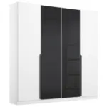 Möbelix Drehtürenschrank Artemis 181 cm Anthrazit/Weiß