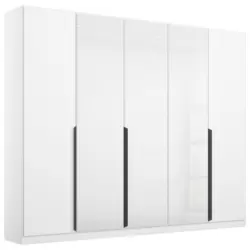 Drehtürenschrank Artemis B: 225 Cm Weiß