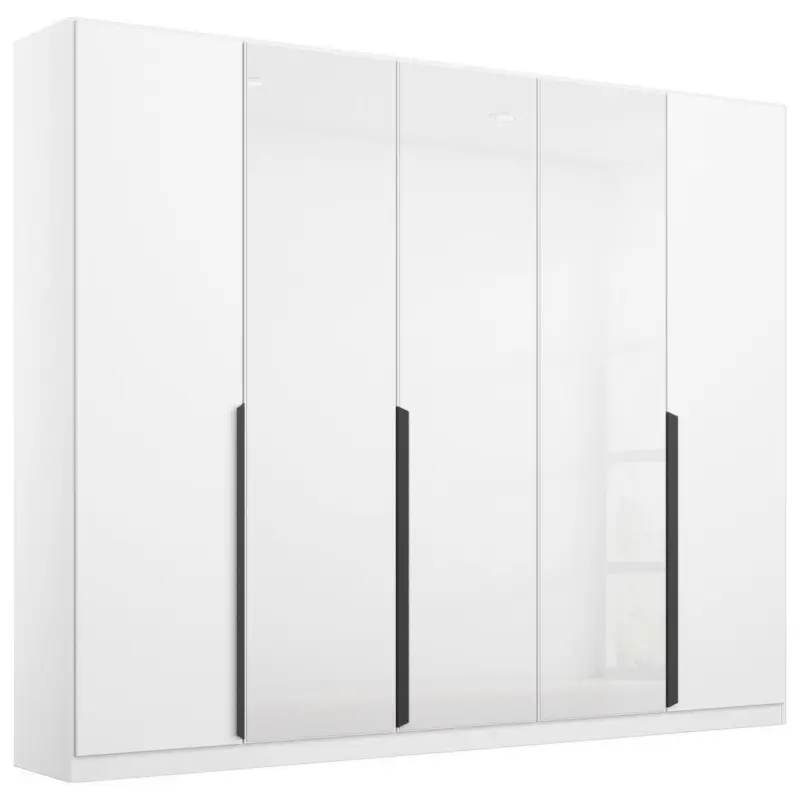 Drehtürenschrank Artemis B: 225 Cm Weiß