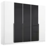 Möbelix Drehtürenschrank Artemis B: 225 cm Anthrazit/Weiß